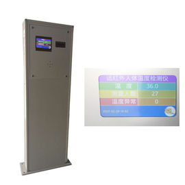 High Efficient Temperature Measuring Door , Walk Through Metal Detector Digital