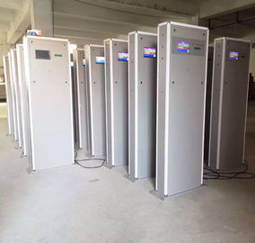 High Efficient Temperature Measuring Door , Walk Through Metal Detector Digital