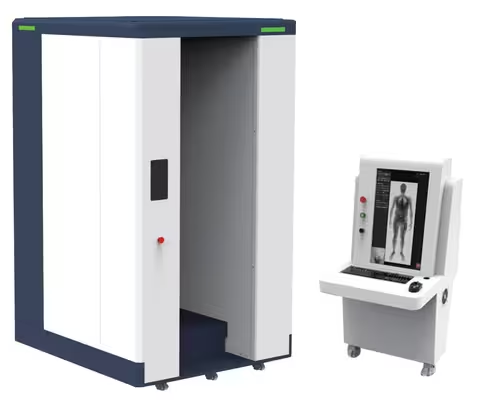 اسکنر بدنه امنیتی تک دید اشعه ایکس سیستم غربالگری امنیتی افراد 850 وات 127/220 ولت